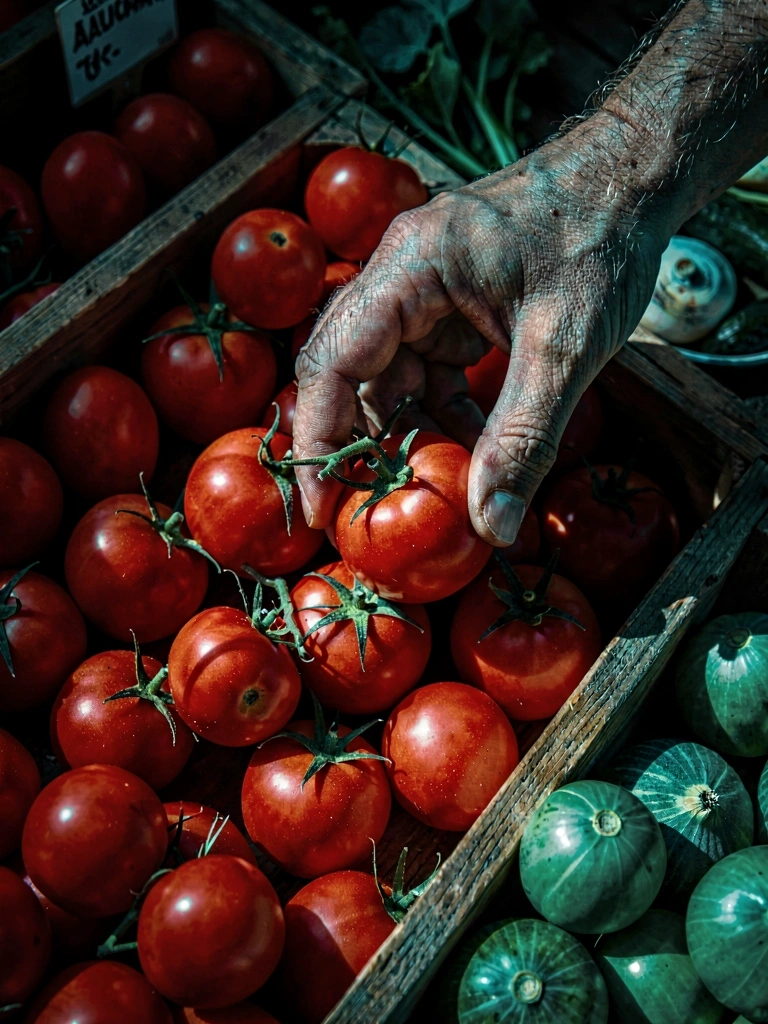 Seleção de ingredientes locais