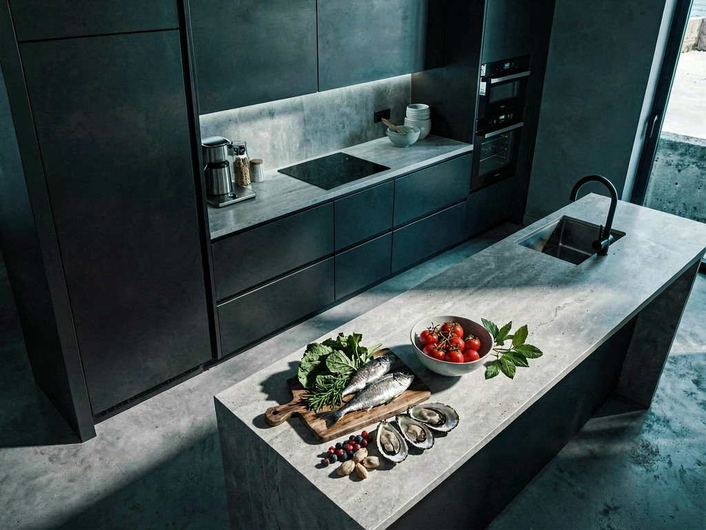 Ambiente de cozinha profissional